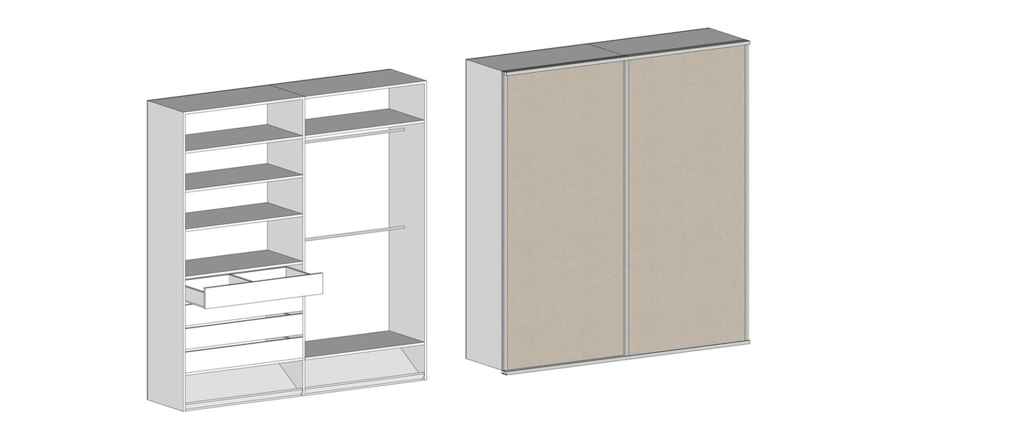 Placard principal, interior y frentes
