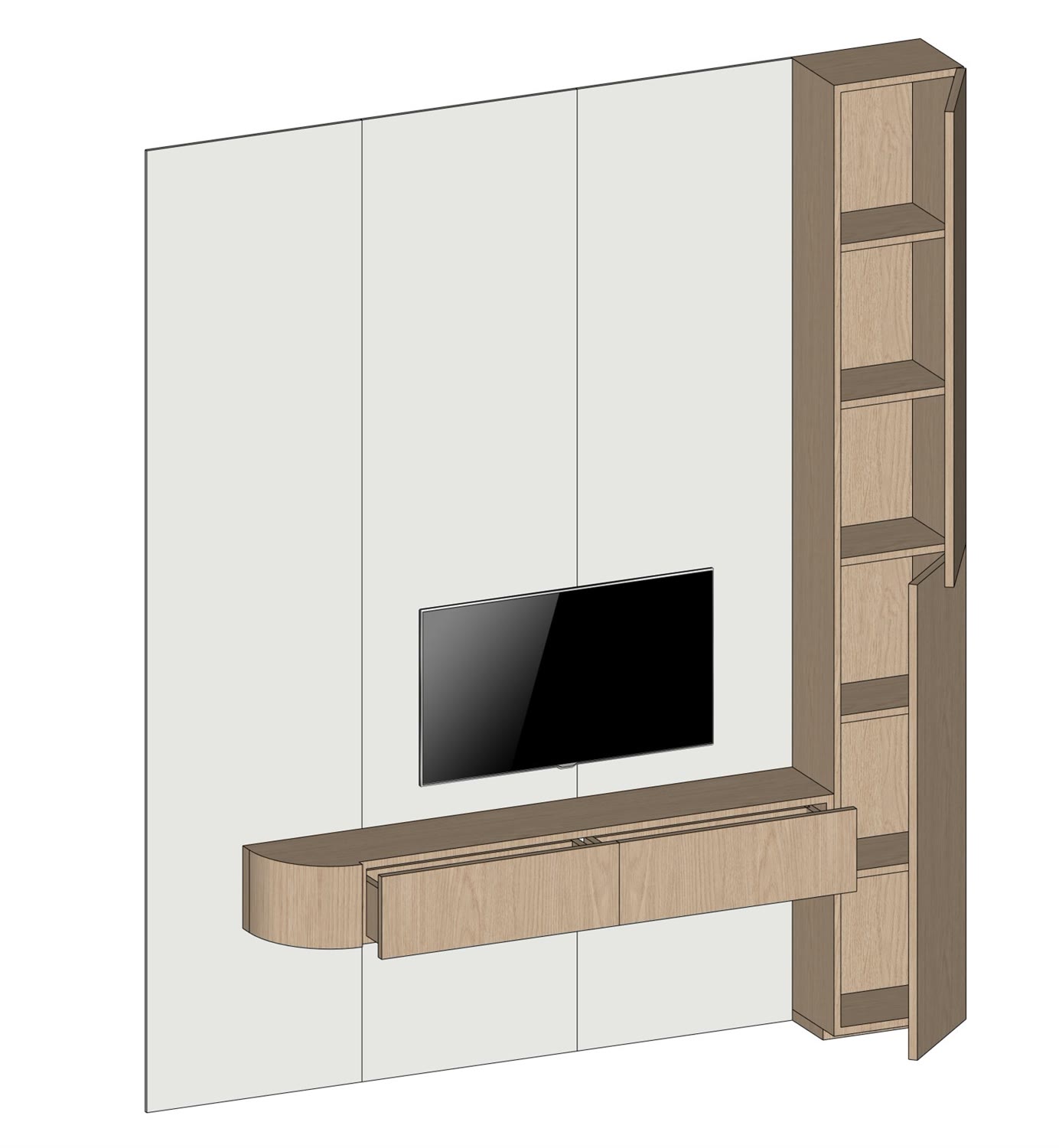 Rack de TV, vistas
