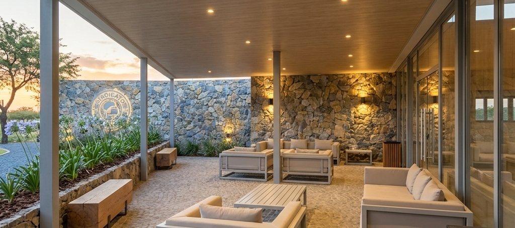 Galería semicubierta